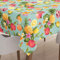 Encasa XO Polyester Bedruckte Tischdecke, Tischdecke aus Twill-Stoff, wasserabweisend, Länge 140x180 cm für rechteckigen Esstisch 4 to 6 Seater. Maschinenwaschbar, langlebig - Pineapple