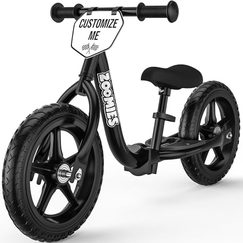 Zoomies Folding 12 Toddler Balance Bike for 2 to 5 Year Olds – Foldable Easy to Take On The Go – w/Carrying Strap