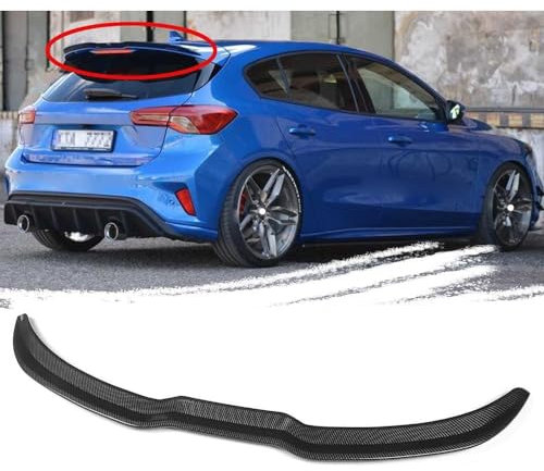 OBABO ABS Coche Alerón Trasero para Ford Focus MK4 ST-Line 2019 2020 2021,Techo Alerones Labio Maletero Cola Lip ala Protectores Carrocería Embellecedores Accesorios
