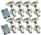 GEFONG 105 Grado Clip-on Arremetida Bisagras Hidráulicas con Amortiguadores 35 mm para Puerta de Armario Cocina Bisagra Silenciosa de Cierre Suave pare Puertas de Muebles 8 Piezas