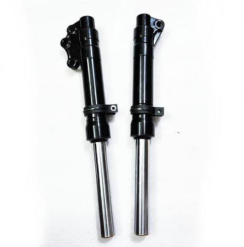 COUSOPO Ammortizzatore Una Coppia 365mm 26mm Moto Forcella Anteriore Ammortizzatore Sospensione per Jog JOG50 JOG90 50 90 50cc 90cc Sospensione Ammortizzatore(Nero)