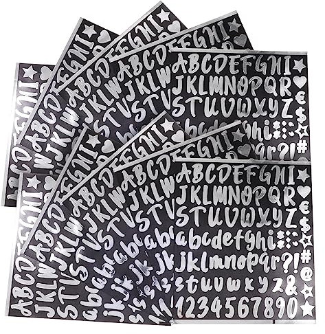 Angoily Briefkastennummernaufkleber 10er-pack Leicht Abziehbar Reflektierende Aufkleber Für Den Außenbriefkasten Farbe Silber