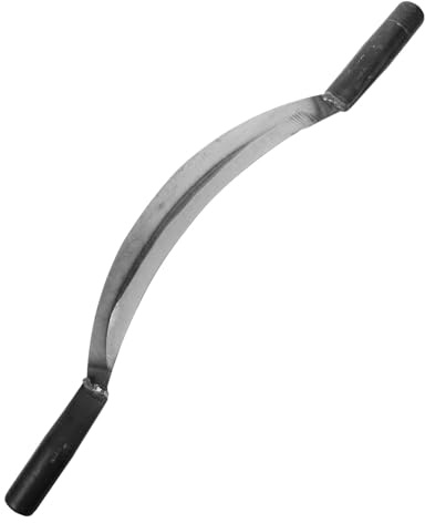 WEKADRIN Coltello Scortecciare Ergonomico in Manganese Leggero e Resistente Attrezzo Antiruggine per Giardinaggio e Paesaggistica Impugnatura Antiscivolo Confortevole