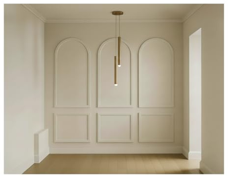 Arch Wall Panelling Kit, Decorative MDF Wall Moulding Trim, 3cm Width, Set of 1 (3)