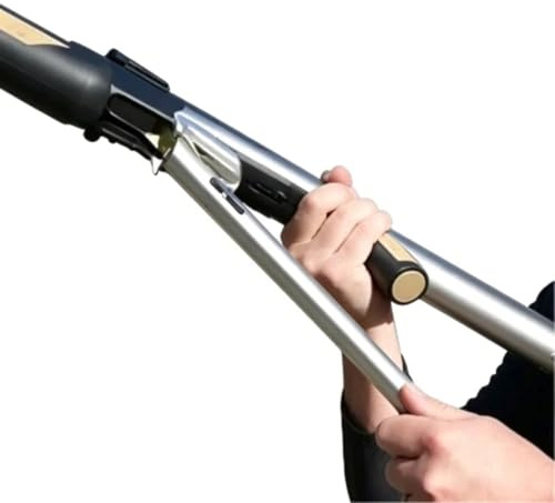 Tubo Caricatore Rapido Calibro 12, Ausilio di Caricamento per 5-6 Cartucce, Compatibile con Fucili Semi-automatici a Caricamento Dal Basso, Supporto non Incluso, Lega Grigia 37x2 Cm