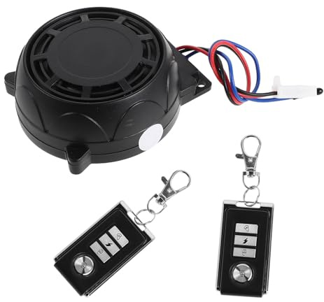 Sistema de Alarma Antirrobo Motocicleta para Arranque Remoto | Abs, Diseño de Disco Metálico Integrado, Protección contra Polvo y Clima, para Ebikes y Vehículos Todoterreno