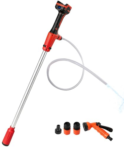 Milwaukee - Pompa di trasferimento dell'acqua senza fili da 18 V, pompa sommergibile portatile 2736L/h e 5 m di sollevamento per giardino, stagno, barca, camper, barili di pioggia drenanti (senza