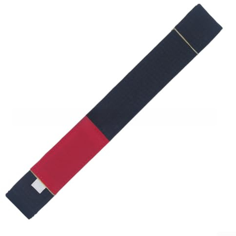 BJJ - Cinturón de algodón - Cinturón de Jiu Jitsu brasileño acolchado flexible para graduación y sparring - Cinturón de karate cosido fuerte, varios tamaños (negro A0)