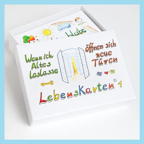 Lebenskarten 1Das Original - Karten für Achtsamkeit, Positives Denken und Inneres Kind