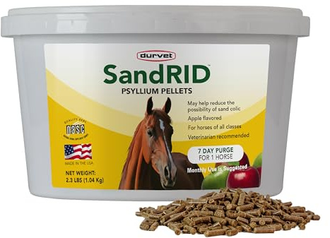 Durvet 699627 Sandrid Psyllium Pellets, 5 Lb, 5 Pound (Pack of 1)