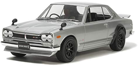 Tamiya 300024335 - Fahrzeuge - 1:24 Nissan Skyline 2000 GT-R Street-Custom, Metallic-Dunkelgrau