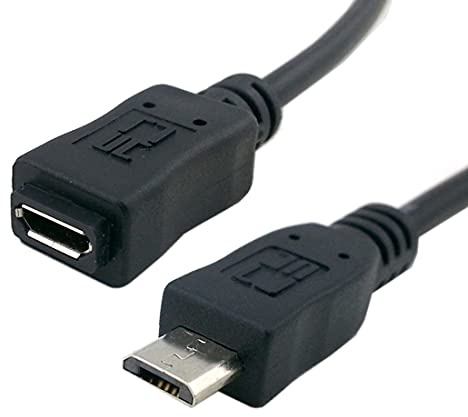 chenyang Câble d'extension Micro USB 2.0 Type B 5 broches pour tablette et téléphone et extension MHL et OTG 1.5M