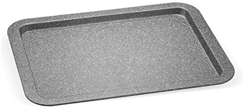 Aeternum Bakeware Petravera Teglia Rettangolare, Aluminium,Grigio, 38 x 27 x 2 cm