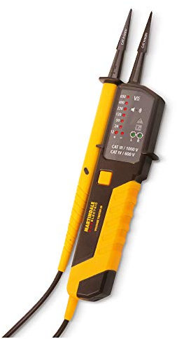 Martindale VT25 Two Pole Voltage and Continuity Tester, Yellow