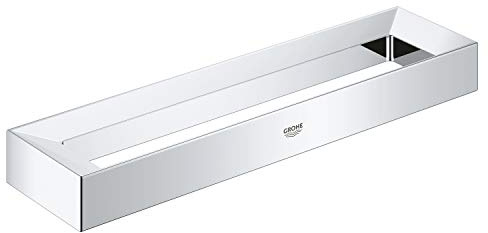 GROHE Selection Cube - Handtuchring (verdeckte Befestigung, Material: Metall, langlebig), chrom, eckig, 40766000