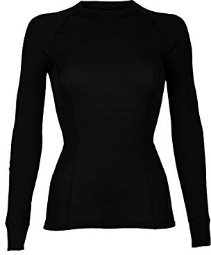 DILLING Merino Langarmshirt für Damen aus 100% Bio-Merinowolle