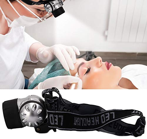 Lampe Frontale, Lampe de Tatouage LED Réglable Accessoire de Beauté pour Lampe de Travail de Maquillage, 3 Modes D'éclairage Lampe de Travail de Tatouage pour le Camping la Randonnée à L'extérieur