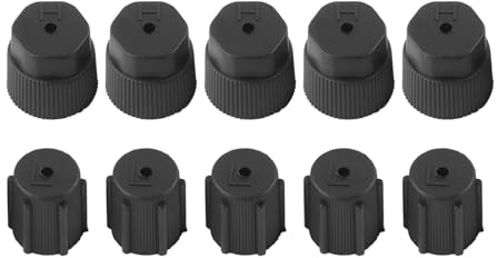 Klimaanlagen-Abdeckungen für Auto, 10 Stück, Universal-Klimaanlagen-Service-Stecker, 13 mm und 16 mm, Klimaanlage, Wechselstrom-System, Ladeanschlussstopfen, Reparatio