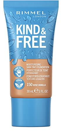 Rimmel Kind + Free Moisturising Skin Tint Foundation, Rose Vanilla 150