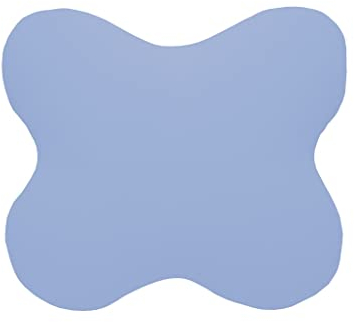 Dukal | Bezug für ACAMAR Seitenschläferkissen Nackenstützkissen | aus hochwertigem DOPPEL-Jersey | 100% Baumwolle | Farbe: blau