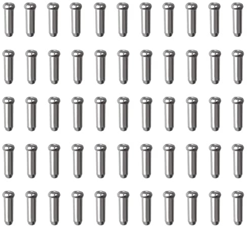 BOBOZHONG Bicycle Brake Cables End CapsBremskabel Endkappen 100 Stück Endkappen für Fahrradbremskabel,12 mm Kabelendhülsen Fahrradkabe,Fahrräder Bremskabel Kappen,Endkappen Bremszug für Mountainbikes