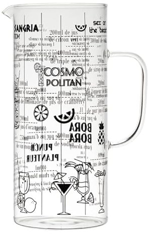 Pichet avec Recette Cocktail 2L Transparent