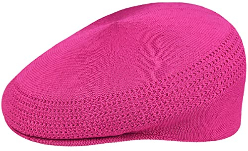 Kangol Tropic Ventair Flatcap 504 Schiebermütze Schirmmütze Herrencap Sommercap Damencap Pepe Damen/Herren - mit Schirm Frühling-Sommer - L (58-59 cm) Fuchsia