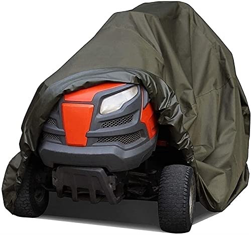 BOTIZR Copertura Protettiva Impermeabile for Tosaerba con conducente Protezione UV Copertura for Tosaerba con conducente for trattorino da Giardino (Color : Green, Size : XXL)