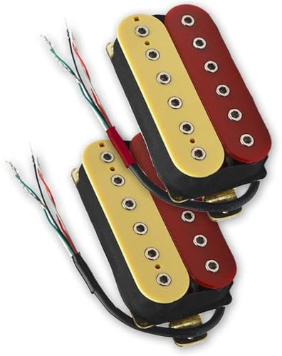 E-Gitarre Humbucker Coil Split Utility Pickup Einstellbare Sechskantschraube für 6-saitige Gitarre Ersatzteile Für E-Gitarren-Tonabnehmer