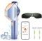 Epilatore Luce Pulsata IPL con tecnologia 360°Frost 5°C Sapphire, Epilazione laser indolore con APP Smart AI, 24J & 15 livelli di energia e flash a velocità 2X, per Donna e Uomo ascelle, corpo, bikini