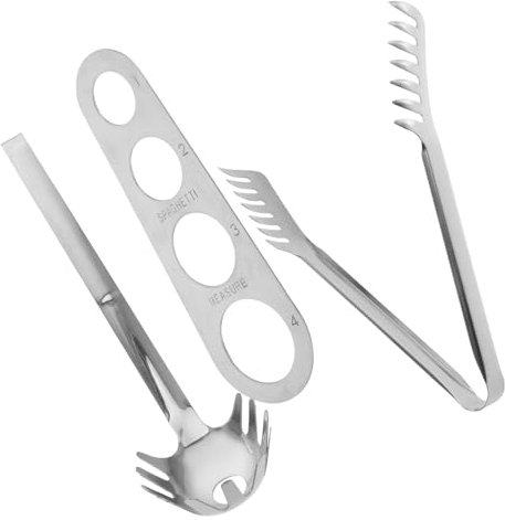 Alipis Para Fideos Medidor De Pasta Pinzas Inoxidable Herramienta Para Espaguetis