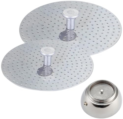 Réducteur pour Cafetière Espresso, Pastilles de café en poudre pour machine à café Moka, reducer, multicolores, 1 pour 2 personnes, 1 pour 4 personnes