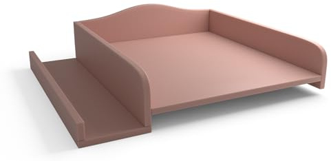 regalik Wickelaufsatz für Waschmaschine, abnehmbar, Rosa, Möbelplatte | Abnehmbar Wickelkommode Aufsatz, Wickeltischaufsatz mit Geraden Frontplatten, einfache Montage, pflegeleicht, 82cm x 72 cm