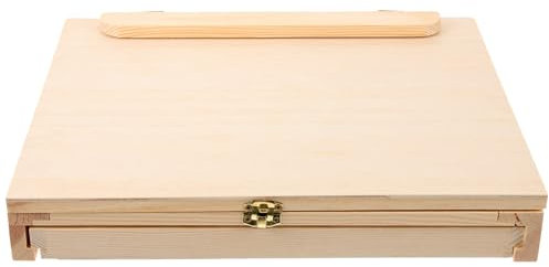 Anneome Holz Zeichenplatte Für Künstler Zum Zeichnen Und Malen Tragbares Zeichenbrett Mit Schublade Künstlerplatte Für Schüler Und Künstler Im Klassenzimmer Oder Feld