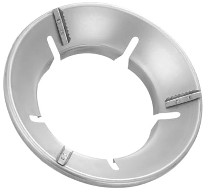 Alipis Paravento Per Stufa a Gas Cappuccio Antivento, Anello Porta Presina Resistente e Compatto, Copertura Per Fornelli Da Cucina Supporto Antiscivolo e Isolamento Termico