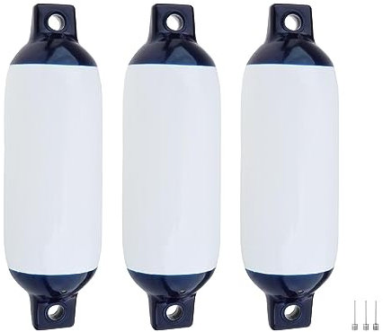 TTETTZ Bootsstoßstangen, Kotflügel, Marine Bootsfender, PVC Bootszubehör, Aufblasbare Marine Bootsstoßstange, Bootsstoßstangen für Sportboote, Andockponton, 3 Satz Bootsfender