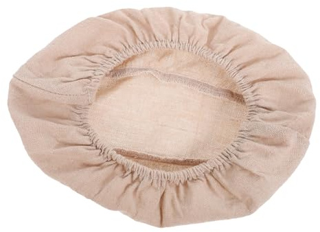 Mobestech Forro De Tela Para Cesta De Fermentación De Pan Ovalado 30x14x8 Cm Algodón y Lino Transpirable Para Fermentación De Masa Madre Utensilios De Repostería Hogar
