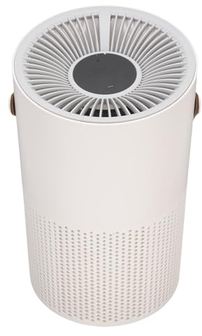 Kikumi Piccolo purificatore d'aria, silenzioso, purificatore d'aria ionico portatile per camera da letto, casa, soggiorno, con funzioni di controllo intelligente, regolazione temporizzata, rimozione