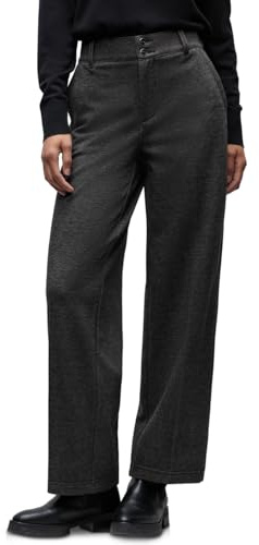 Street One 3817212 Pantalones de Pierna Recta, Negro, 44W / 30L Mujeres
