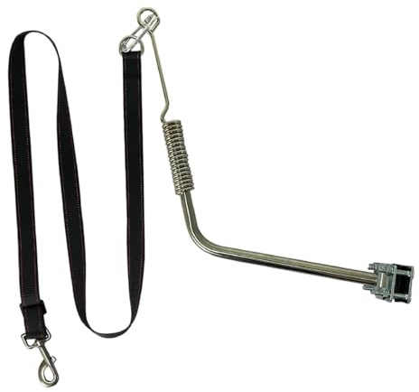 LOVIVER Fahrrad-Hundeleine, Hunde-Fahrradleine, für den Außenbereich, einfache Installation und Entfernung, Welpen, stoßfest, für Reiten, strapazierfähig, für