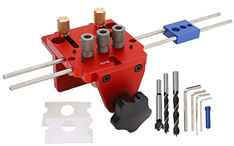 KIT DI DOWEL JIG ALTA ACCURATURA IN LEGNO PER ACCURATURA ALTA PER PROGETTI DI LAVORO IN LEGNO PRECISO