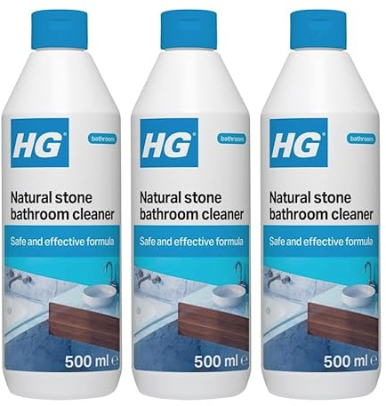HG Natural Stone Bathroom Cleaner, Bath & Shower Cleaner for Tiles, Highly Concentrated For Tiled Wall & Bathroom Floor, Limescale Remover & Soap Scum Remover - 500ml (3)