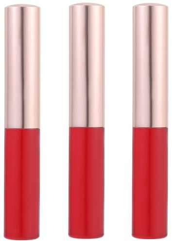 PRETYZOOM 3 Stück Lippenpinsel aus Abs und Silikon mit Kappe Tragbar und Vielseitig für Make Up und Reisen für Damen und Lippenstiftapplikation
