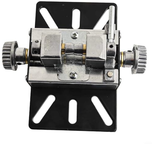 Support d'étau pour perceuse d'établi avec support réglable pour petites perles et boules, matériau en alliage d'aluminium, gamme de tailles 4 mm à 35 mm