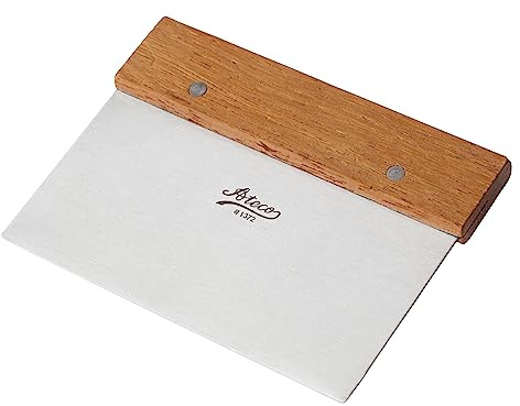 Ateco 1372 Bänkskrapa, Rostfritt stål, Trä