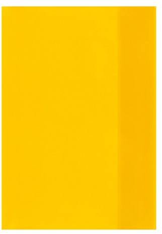 10 Herlitz Heftumschläge/Hefthüllen DIN A5 / Farbe: transparent gelb