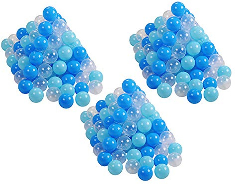 Knorrtoys 56773 - Bälleset ca. Ø6 cm - 300 balls/soft blue/blue/transparent
