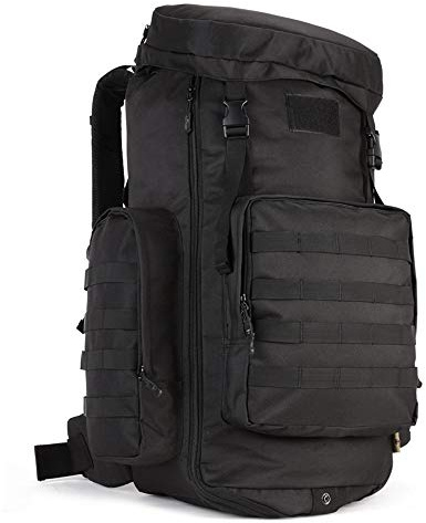 YUHAN Wanderrucksack, 85 l, großer taktischer Rucksack, Militär, Armee, Kampfrucksack, Trekkingrucksack, MOLLE-Rucksack