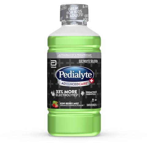 Pedialyte AdvancedCare Plus Electrolyte Drink, Kiwi Berry Mist