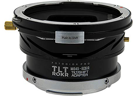 Fotodiox Pro TLT ROKR Tilt/Shift Lens Adapter Compatible with Mamiya 645 (M645) Mount Lenses on Canon RF-Mount Cameras